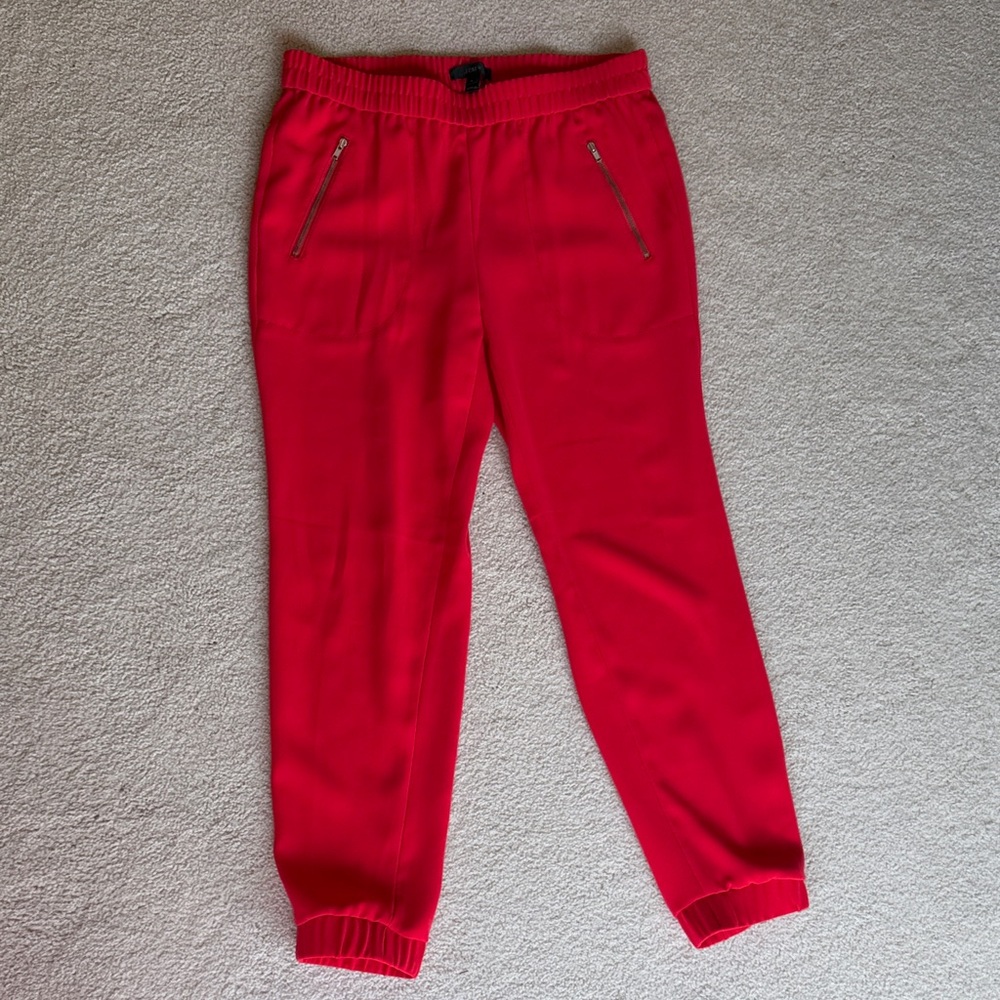 J. Crew Vibrant Red Pants
